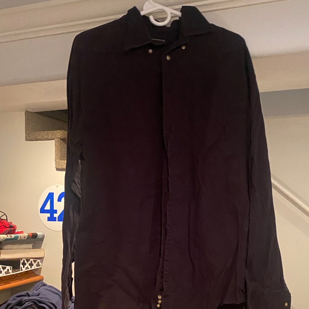 Croft & Barrow Black Dress Shirt